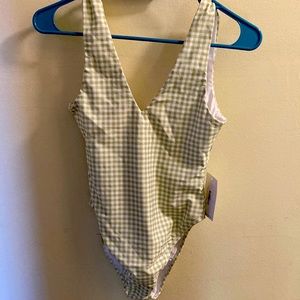 Montce very gingham Kim. One piece size small